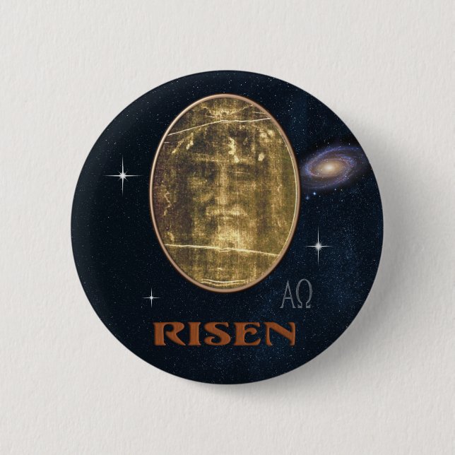 Shroud of Turin 2 Inch Round Button (Front)