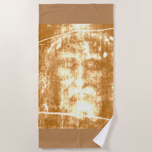 SHROUD of TURIN Beach Towel