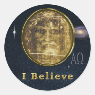 Shroud of Turin Classic Round Sticker