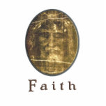 Shroud of Turin cloth Photo Sculpture Keychain<br><div class="desc">Shroud of Turin cloth</div>