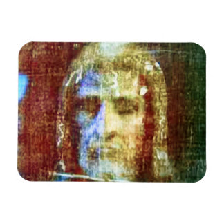Shroud of Turin Face Jesus Christ Colorized Magnet