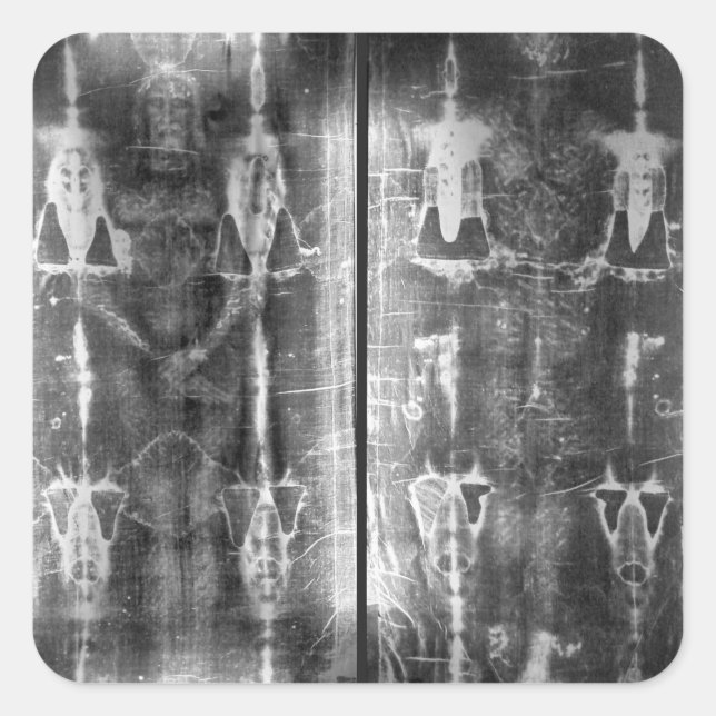 Shroud Of Turin Full Version Square Sticker (Front)
