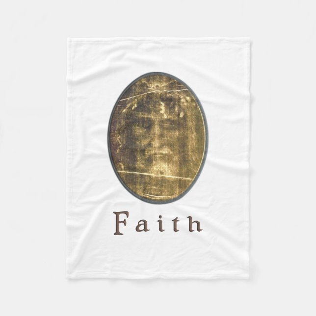 Shroud of Turin gifts Fleece Blanket (Front)