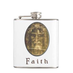 Shroud of Turin Hip Flask