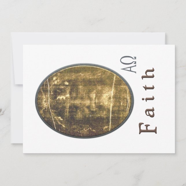 Shroud of Turin Holiday Card (Front)
