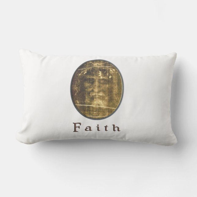 Shroud of Turin items Lumbar Pillow (Front)