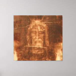 Shroud of Turin Jesus Christ face, Holy Face Canvas Print