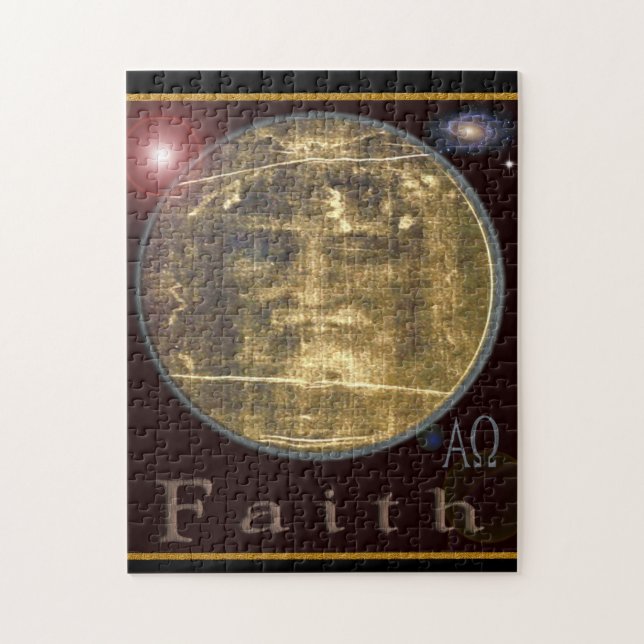 Shroud of Turin poster Jigsaw Puzzle (Vertical)