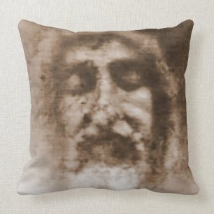 Shroud of Turin: the Face of God, Jesus Christ Throw Pillow