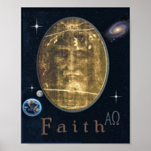 Shroud of Turin      Two-Tone Coffee Mug Poster