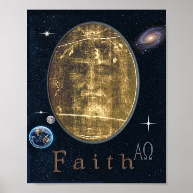Shroud of Turin      Two-Tone Coffee Mug Poster (Front)