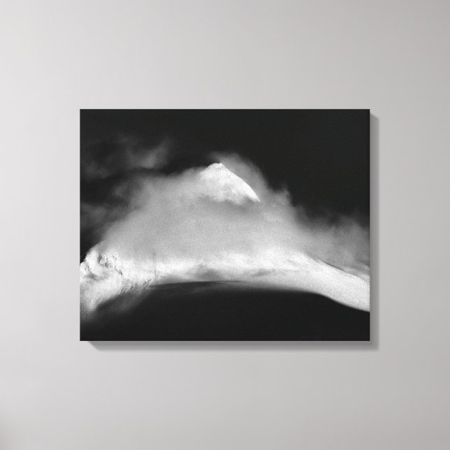 Shrouded Baird Peak Canvas Print (Front)