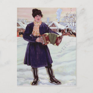 Shrove-tide, 1916 postcard