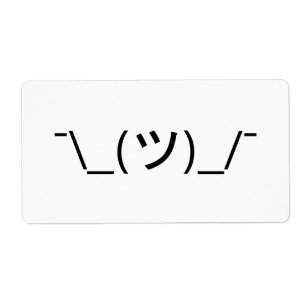 Shrug Emoticon —\_(ツ)_/ Afficher le Kaomoji japona