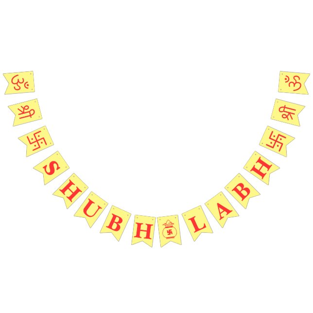 Shubh Labh Griha Pravesh Puja Bunting Flags (All)