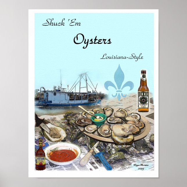 Shuck Em Oysters Poster (Front)