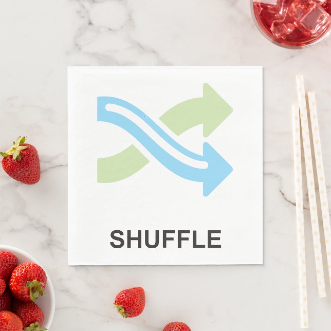 Shuffle Icon Napkin (Creator Uploaded)