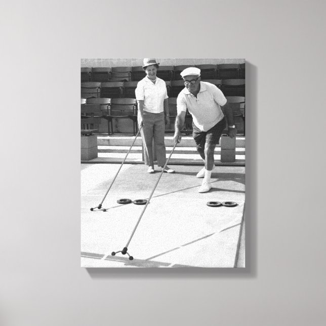 Shuffleboard Canvas Print (Front)