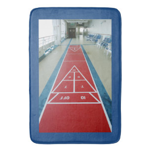 Shuffleboard on Board Bath Mat