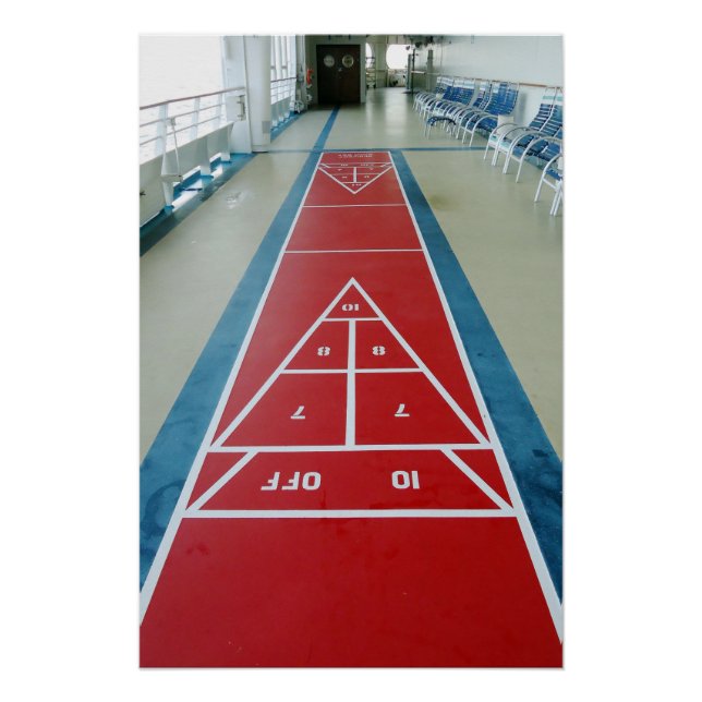 Shuffleboard on Board Poster (Front)