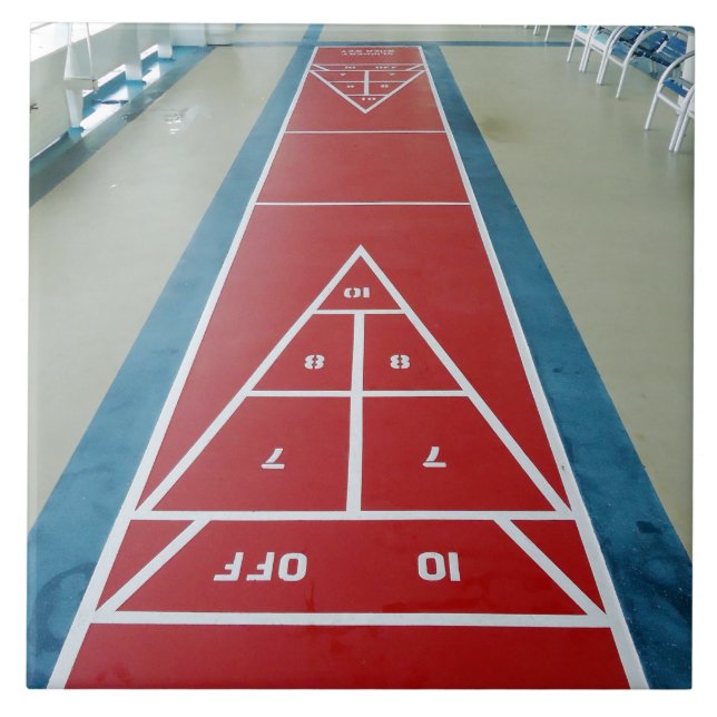 Shuffleboard on Board Tile (Front)