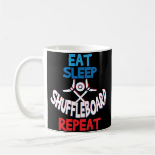 Shuffleboard Player Funny Coffee Mug Gift