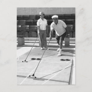 Shuffleboard Postcard