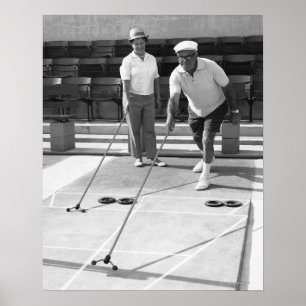 Shuffleboard Poster