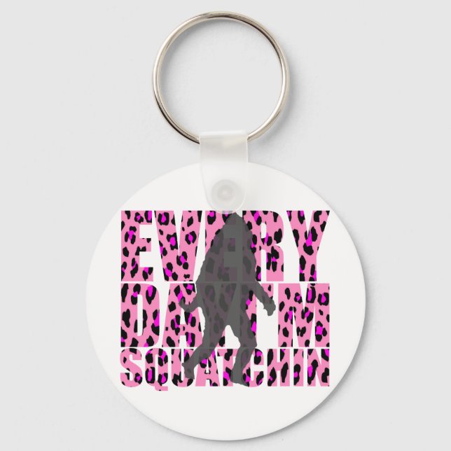 Shufflin' Sasquatch Keychain (Front)