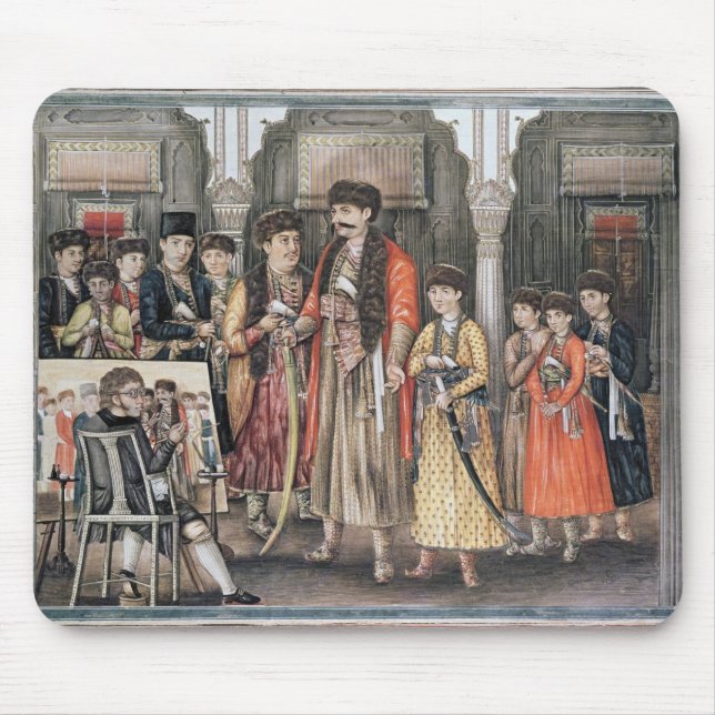 Shuja ud-daula, Nawab of Oudh  and his Ten Mouse Pad (Front)