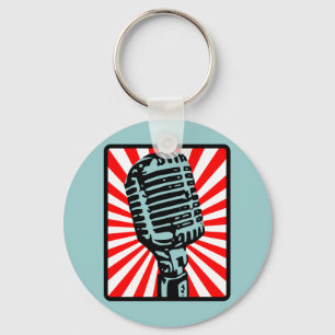 Shure 55S Vintage Microphone Keychain