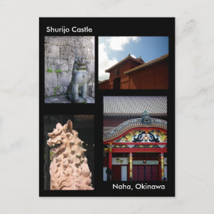 Shurijo Castle /Greetings from Okinawa,Japan Postcard
