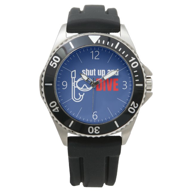 Shut up and dive watch (Front)
