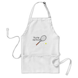 Shut Up And Serve Tennis 2 Standard Apron