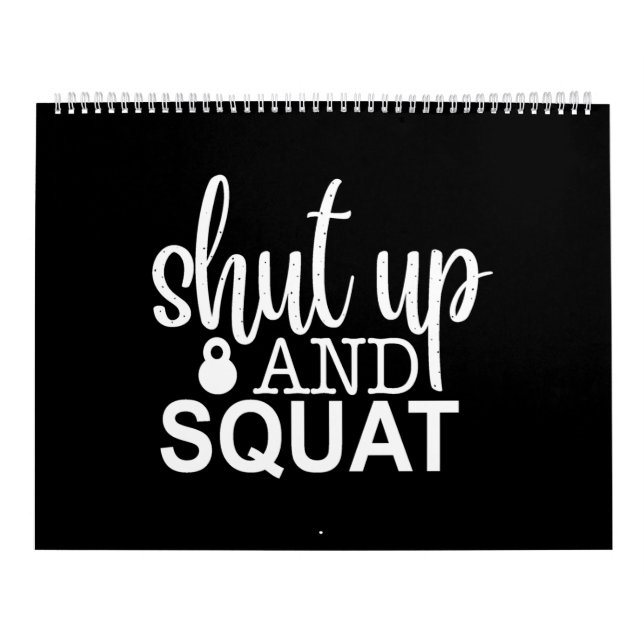 shut up and squad calendar (Cover)
