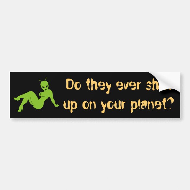 Shut up bumper sticker (Front)