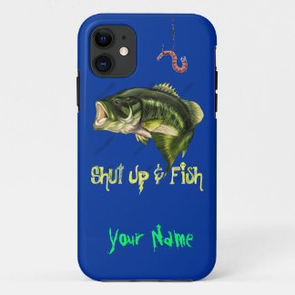 Shut Up & Fish - Large Mouth Bass iPhone 11 Case