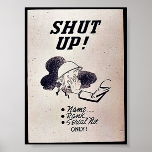 Shut Up! Poster