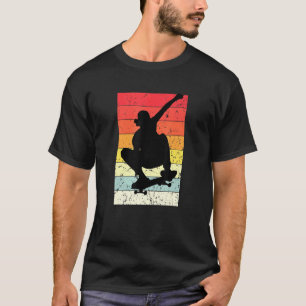 Shut Up Skate Sunset Electric Longboard Pro Skateb T-Shirt