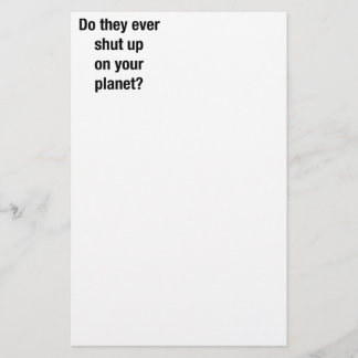 SHUT UP! STATIONERY