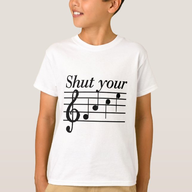 Shut your f-a-c-e T-shirts and Gifts. (Front)