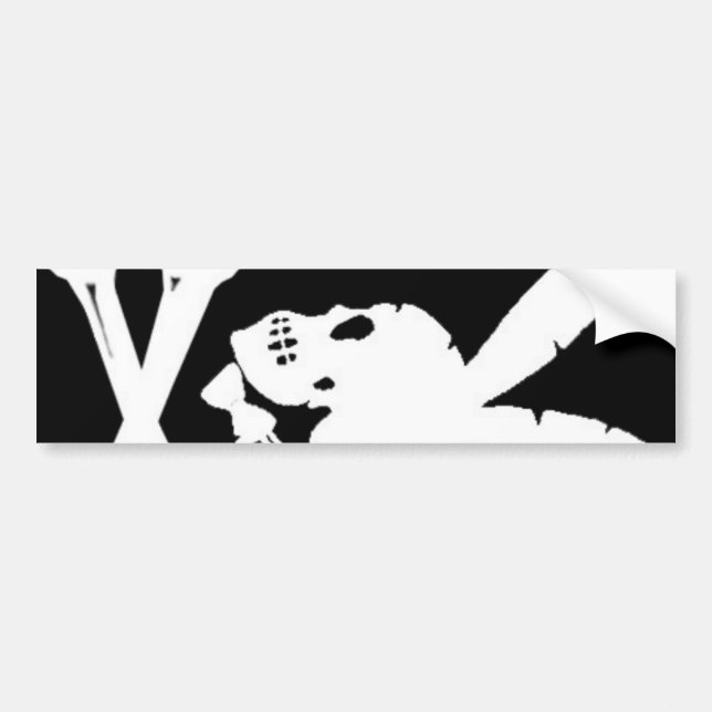 Shutter Club Jolly Roger Bumper Sticker (Front)