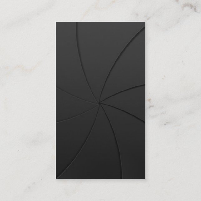 Shutter Photography Business Card (Front)