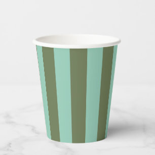 Shutters & Pear Stripe Pattern Paper Cups
