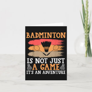 Shuttle Badminton Card