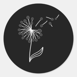 Shuttle Badminton Classic Round Sticker