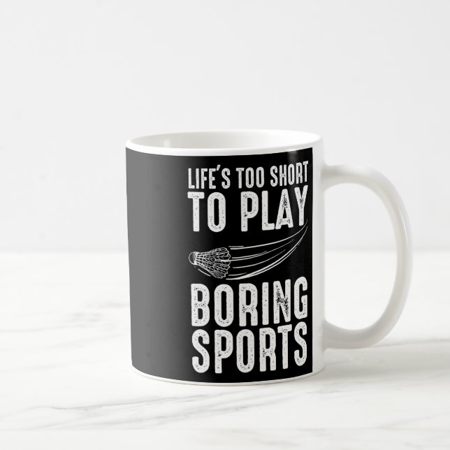 Shuttle Badminton  Coffee Mug (Right)