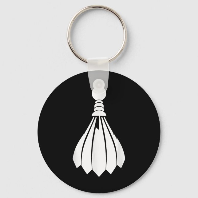 Shuttle Badminton Instructor  Keychain (Front)
