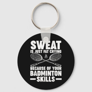 Shuttle Badminton Keychain