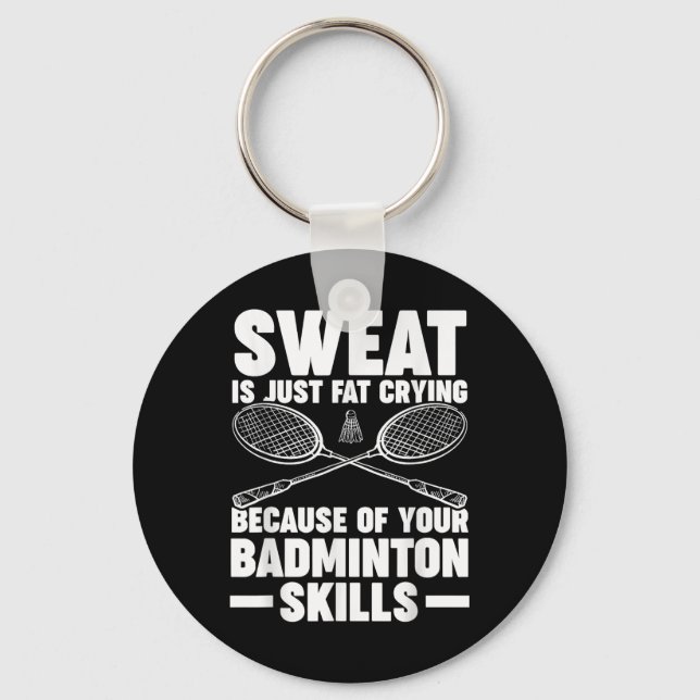 Shuttle Badminton  Keychain (Front)